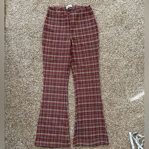 Urban Outfitters Plaid Flared Pants
